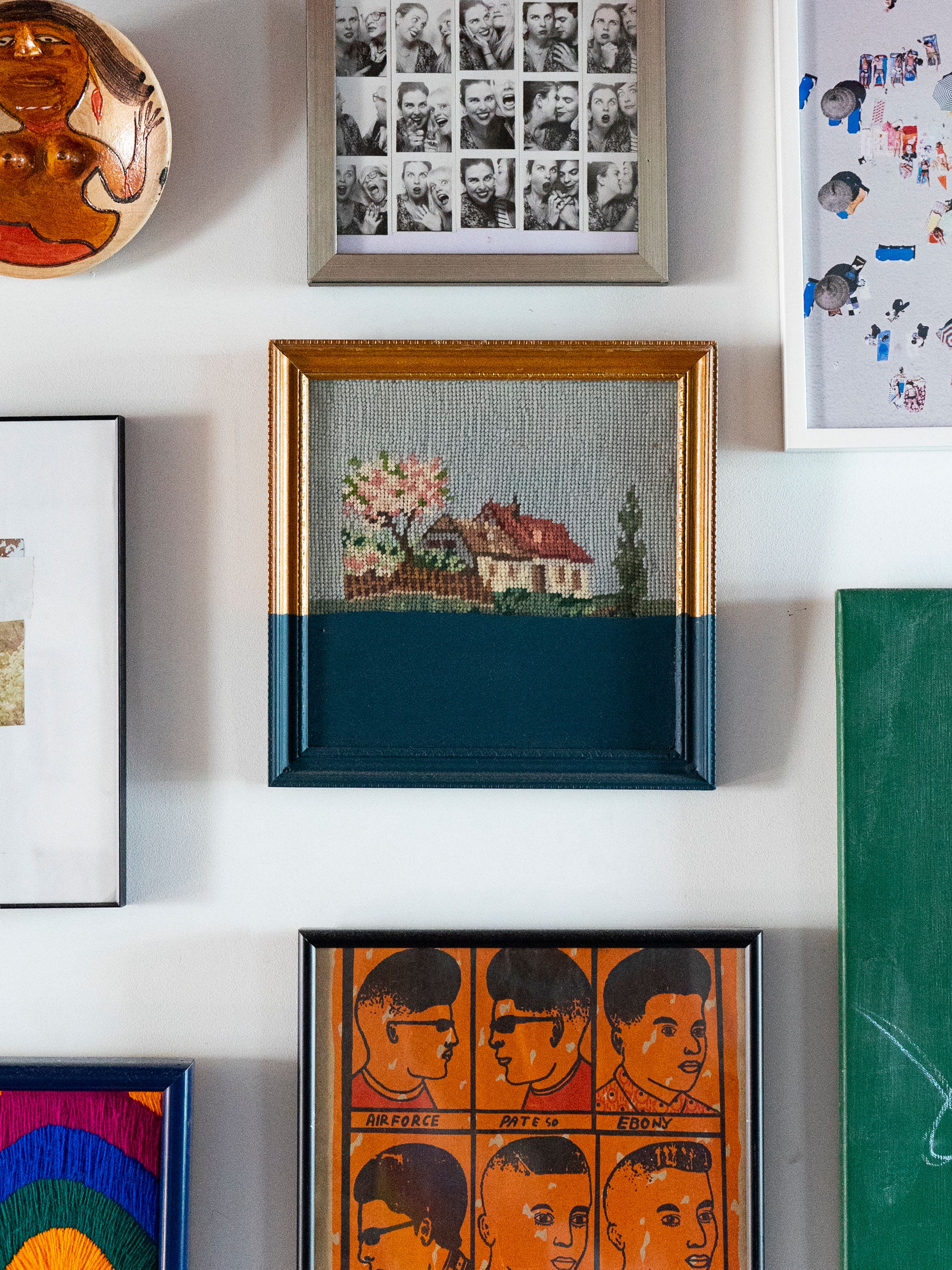 The Simplest Way to Make Thrift Store Art Look Cool