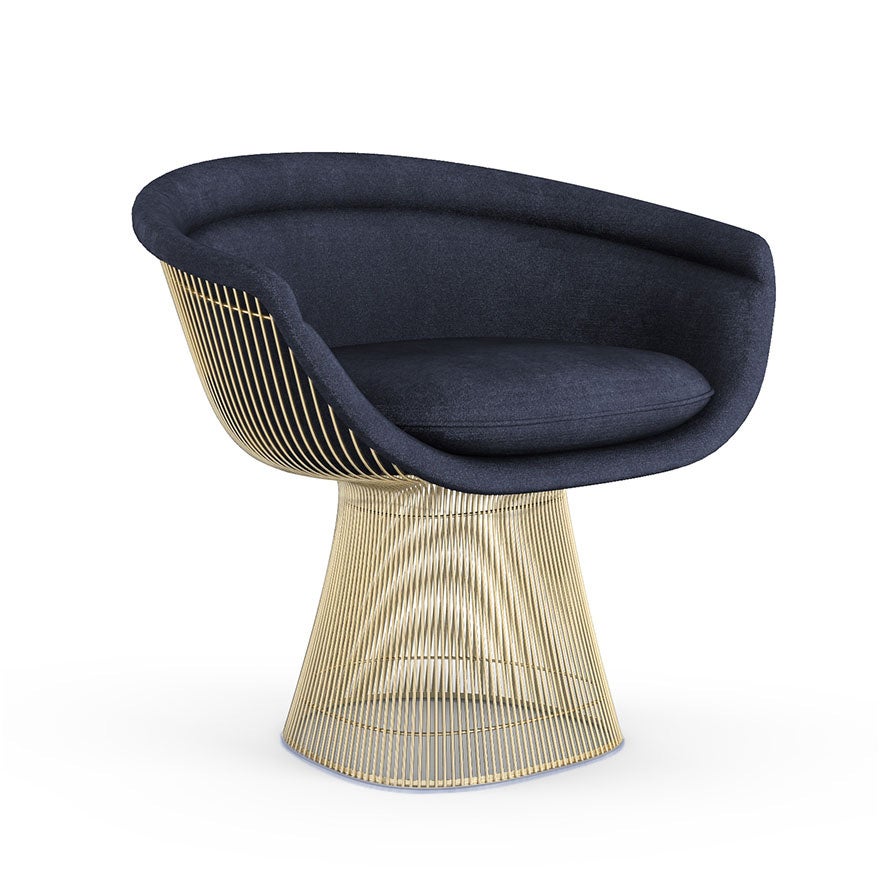 Platner Lounge Chair in Gold