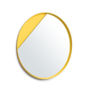 Yellow Eclipse Mirror With Cutout