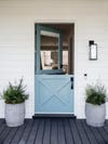 light blue dutch door