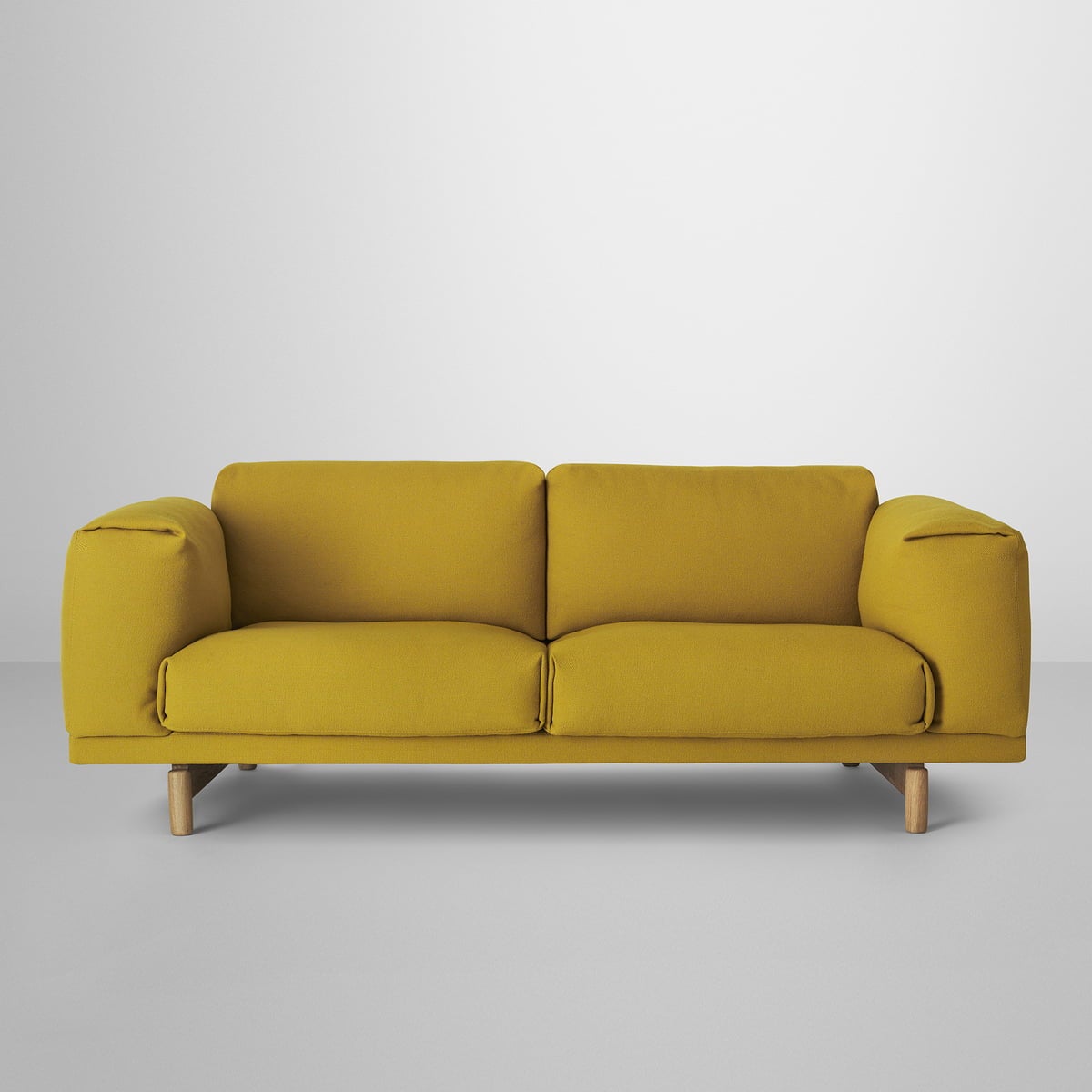 Rest-Sofa-2-Sitzer-gelb-Situation