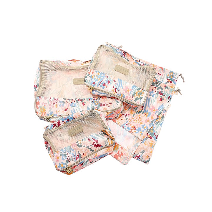 floral packing cubes