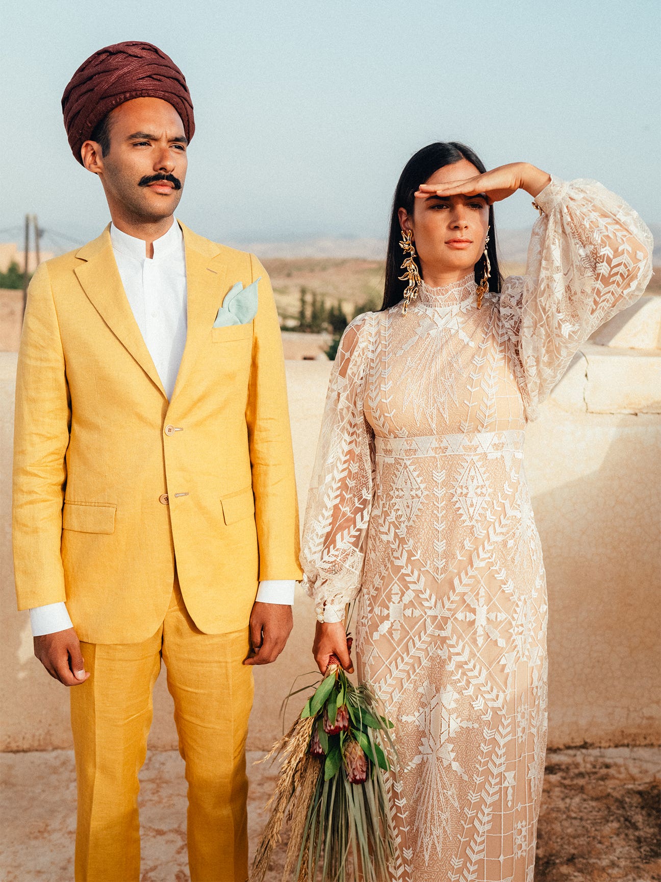 The Founder of LRNCE Said “I Do” in an Enchanting Moroccan Garden