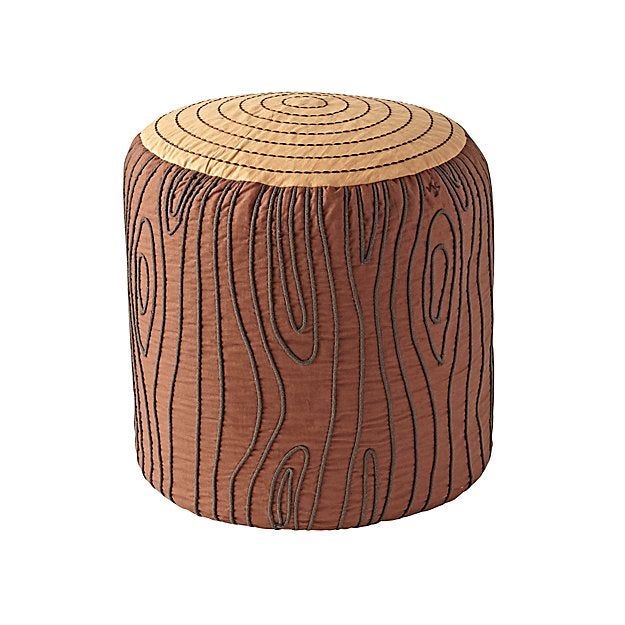 tree stump style stool