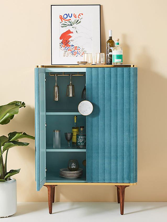 Step Aside, Bar Carts—This Is the New Chic Way to Store Your Booze