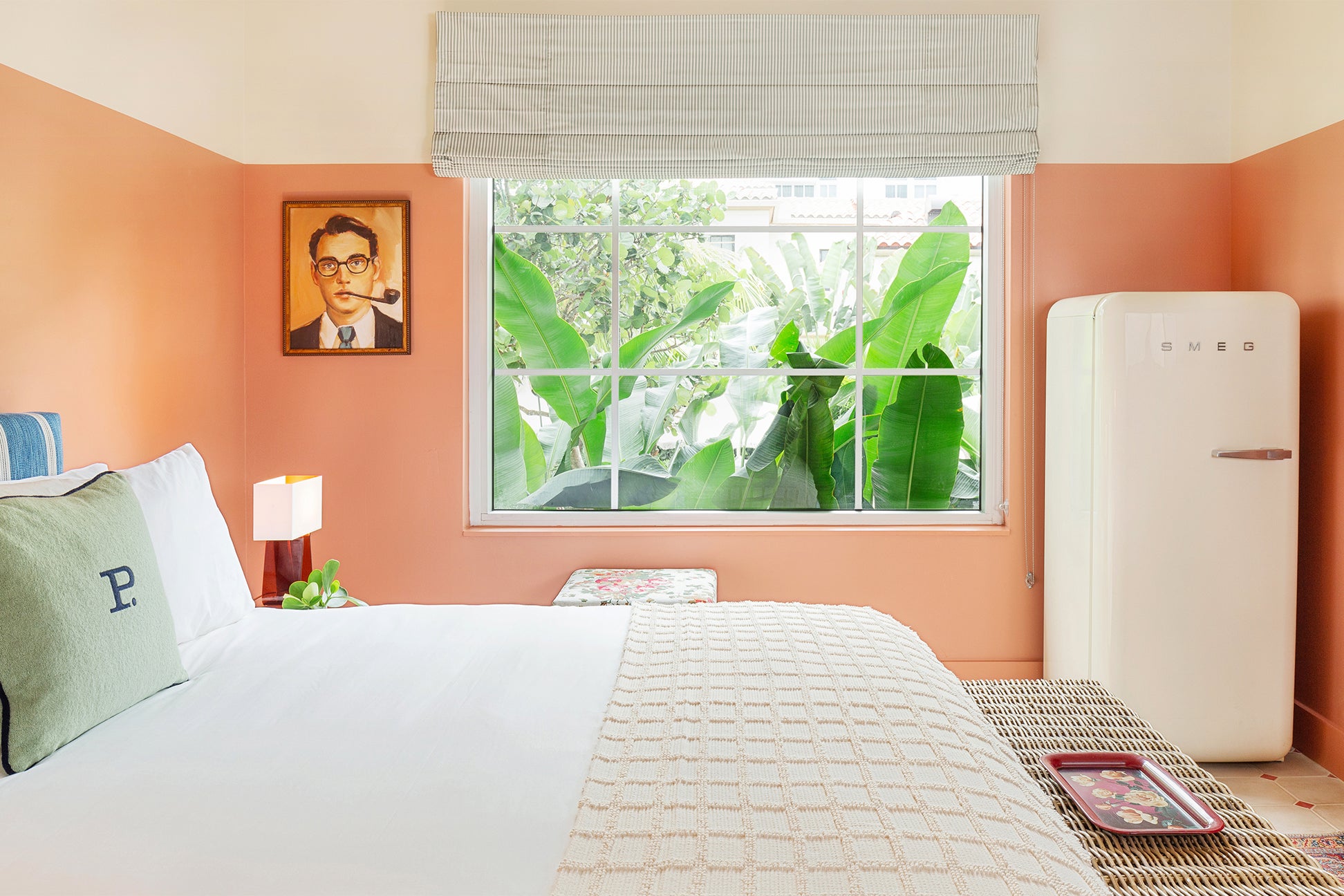 Pink Guest Room at Palihouse Miami Beach