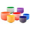 colorful singing bowls