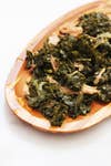 wilted kale dish