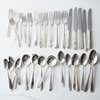 Vintage Silver-Plated Eclectic Flatware (Sets of 4)