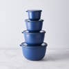 blue nesting storage bowls