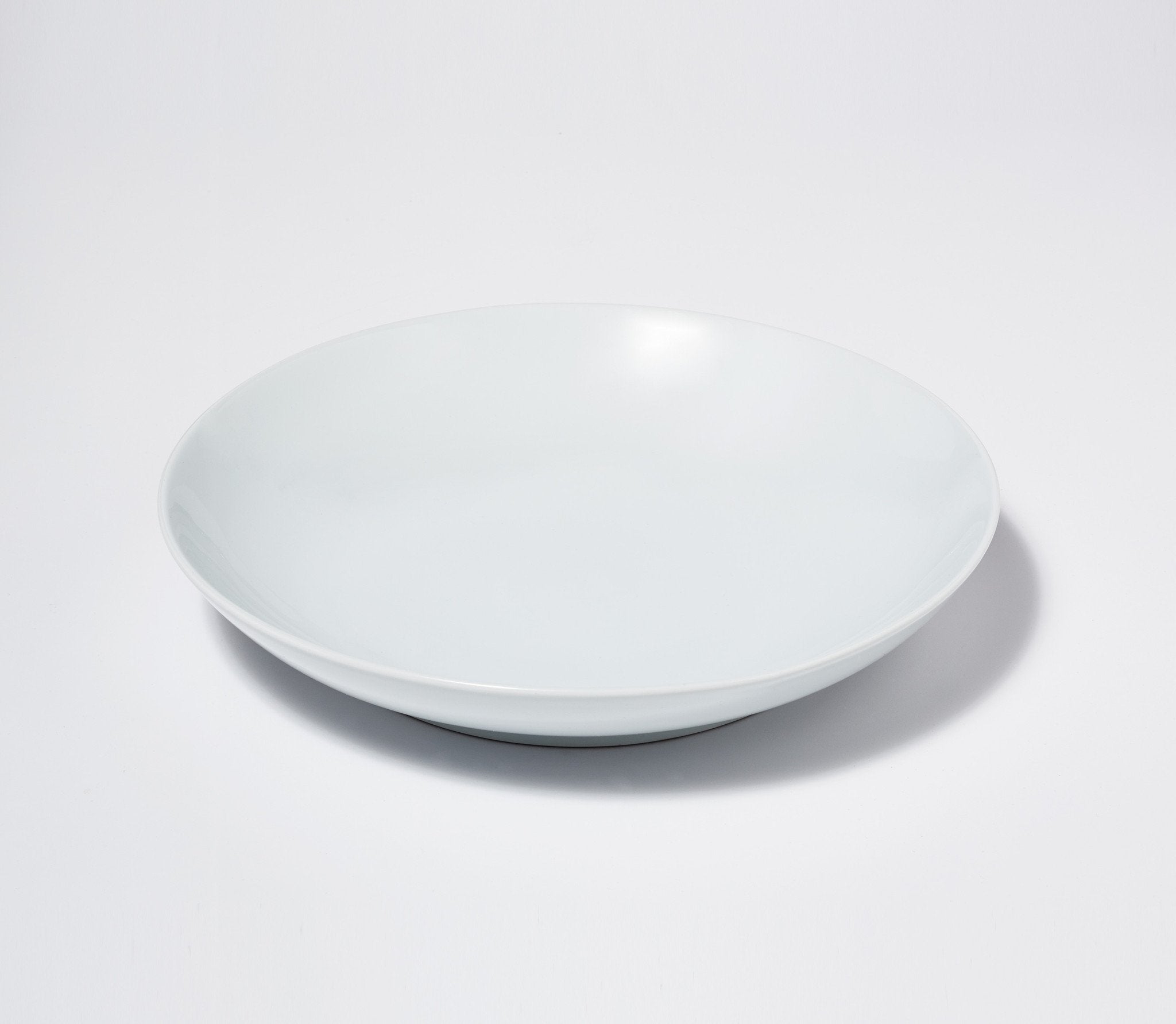 low white serving bowl