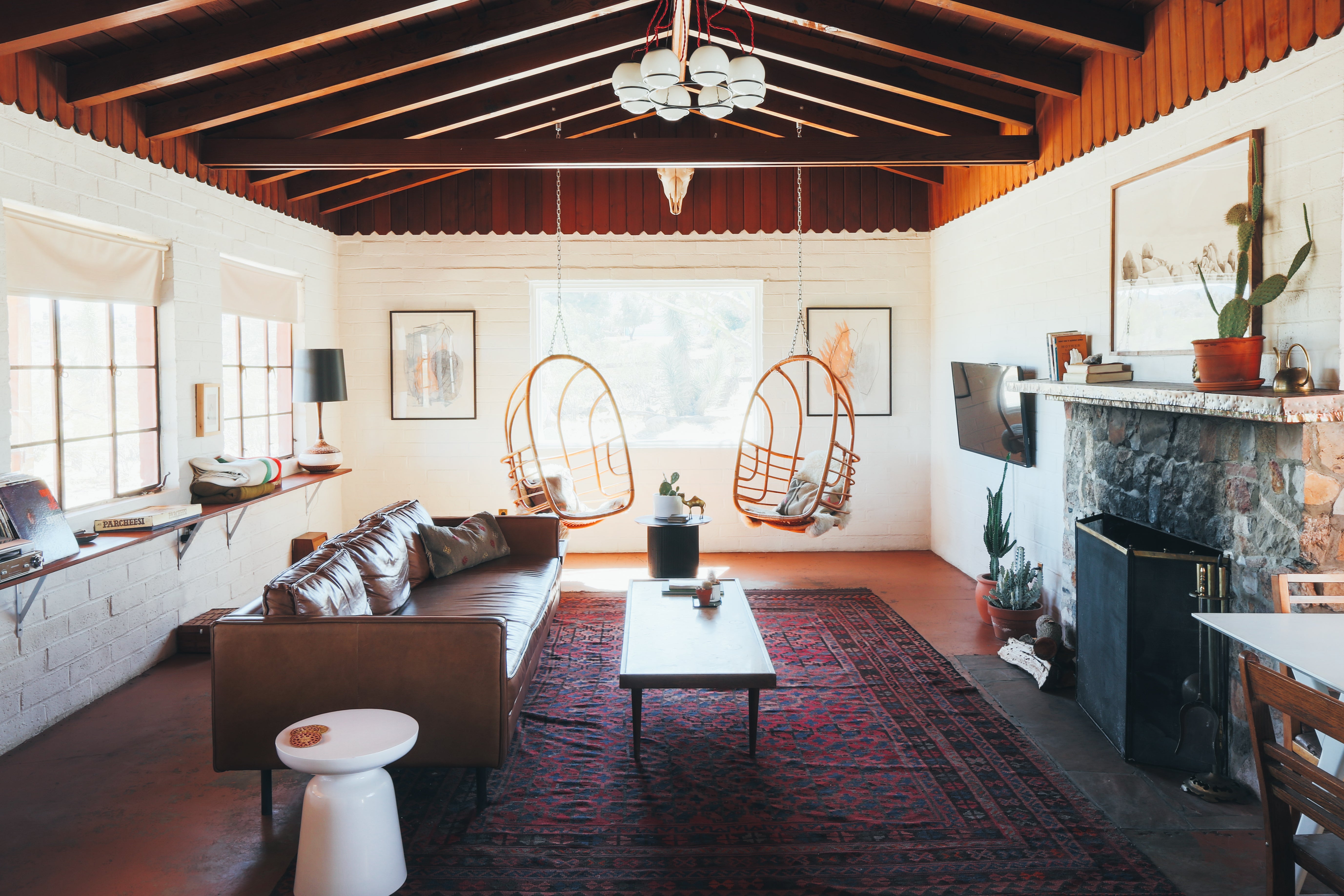 Southwestern style living room