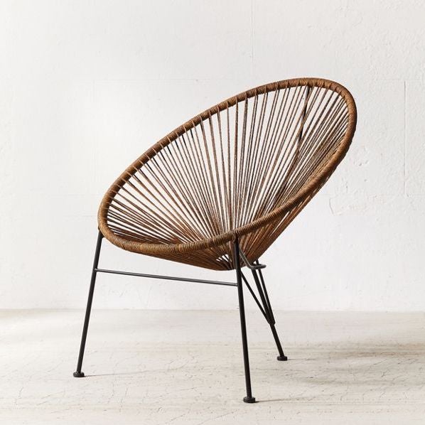 Round rattan chair