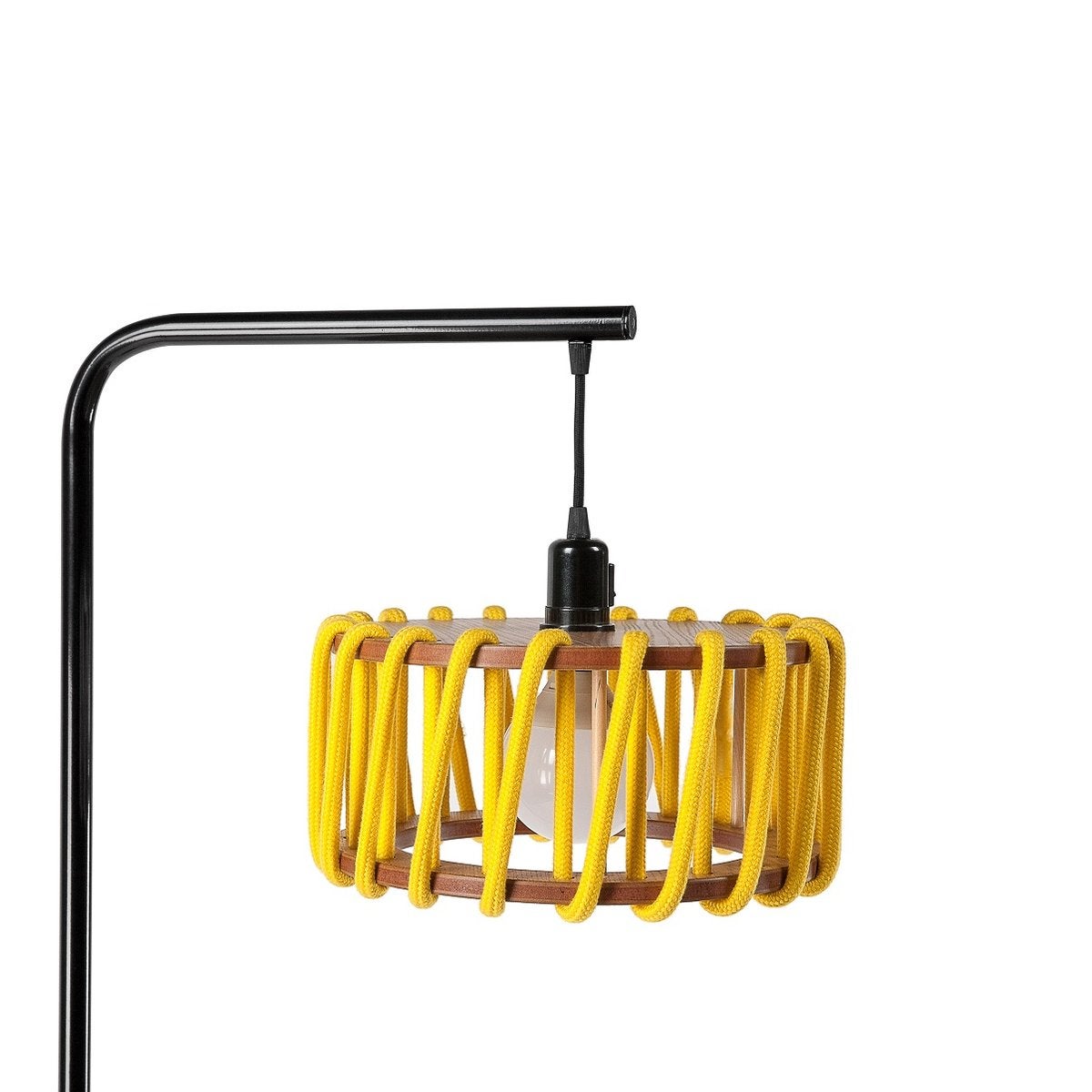 black-macaron-floor-lamp-with-small-yellow-shade-by-silvia-ce-al-for-emko-1
