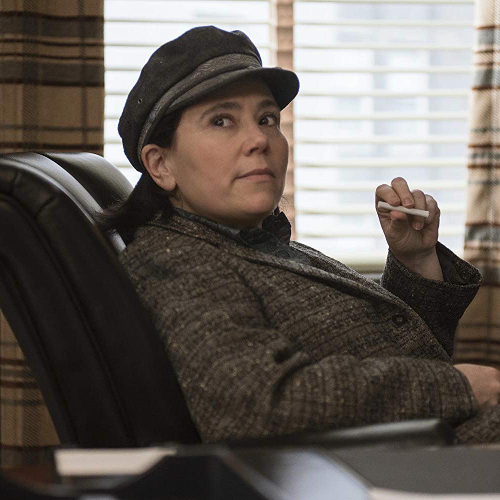 Alex Borstein as Susie Myerson in The Marvelous Mrs. Maisel