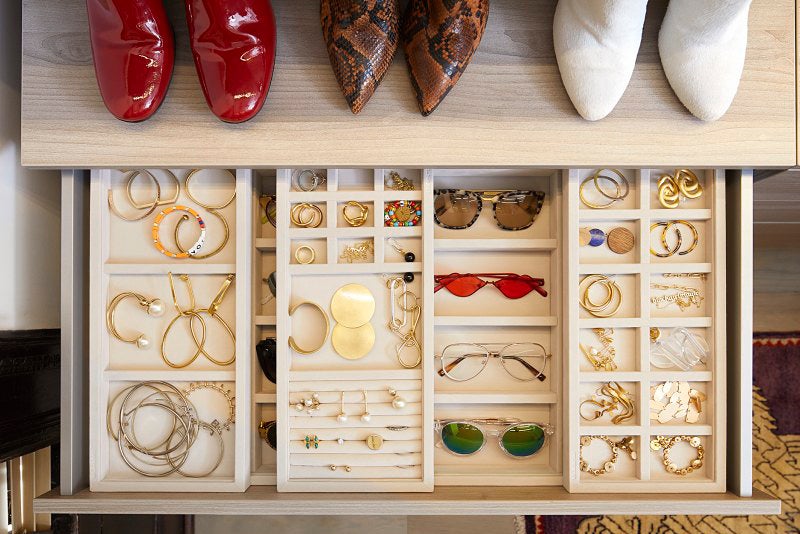 jewelry drawer trays