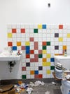 How to tile a bathroom process
