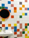 Colorful bathroom tile