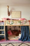 Kids room with lofted bed