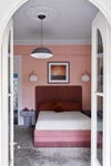 tonal pink bedroom
