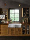 tambour wooden kitchen cabinets
