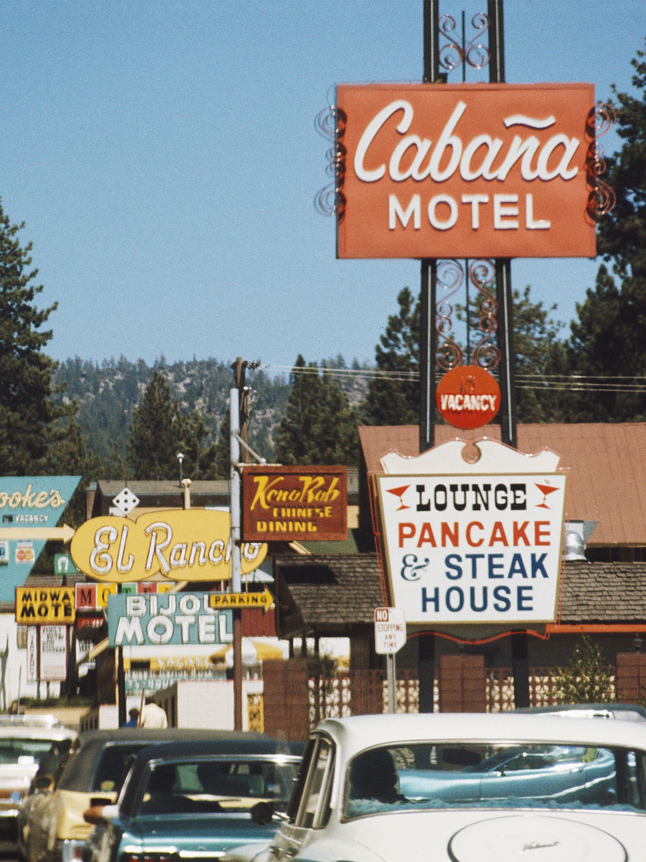 Retro motel signs