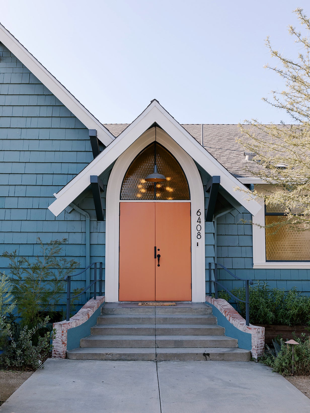 After: Colorful church exterior