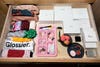 Assorted accessories in drawer
