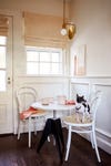 small bistro dining table