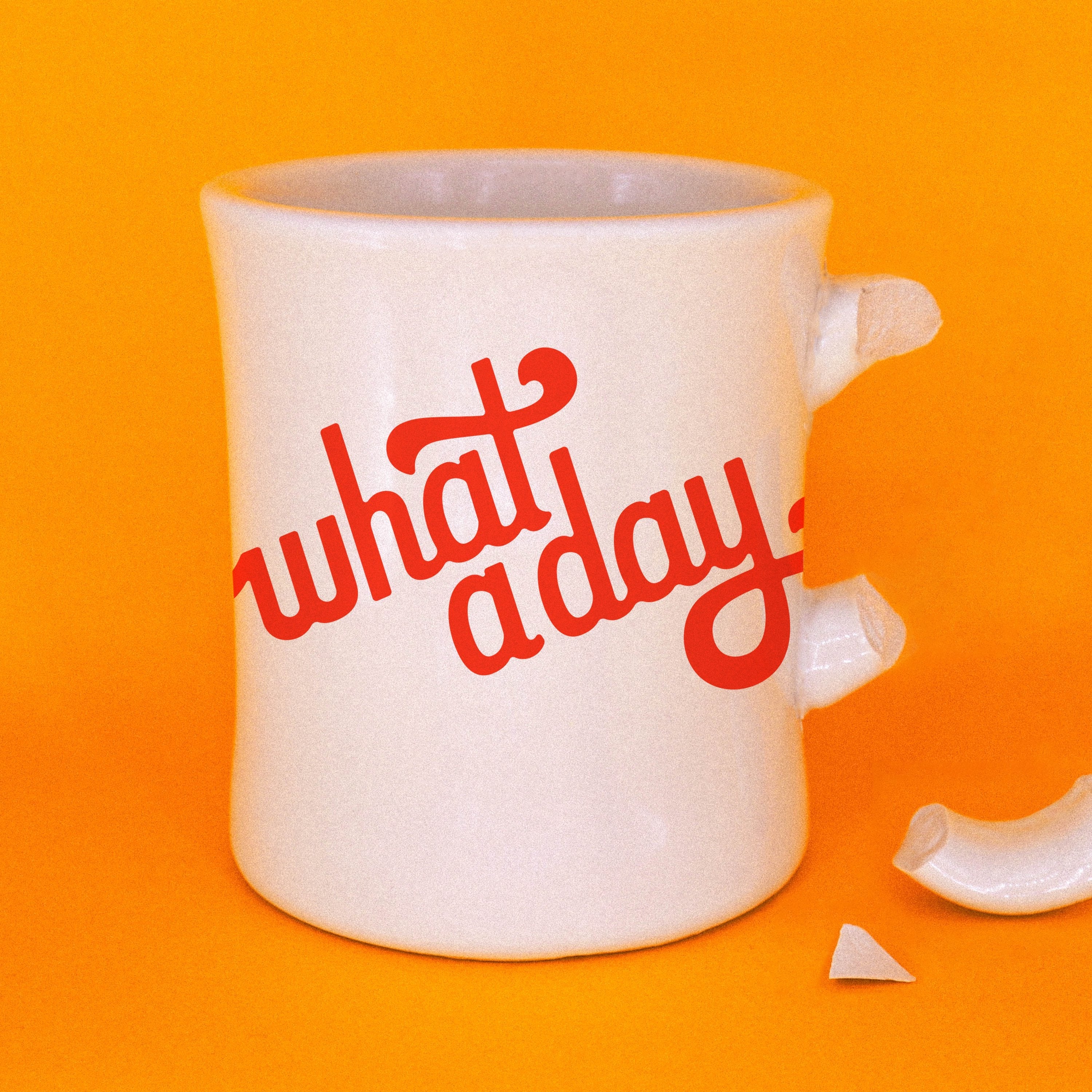 What a Day podcast logo