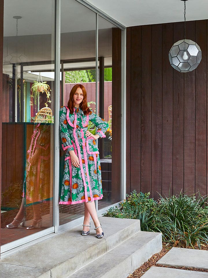 Trippy Prints and Jewel Tones Make This L.A. Home’s Retro ’70s Paneling Look Fresh as Ever