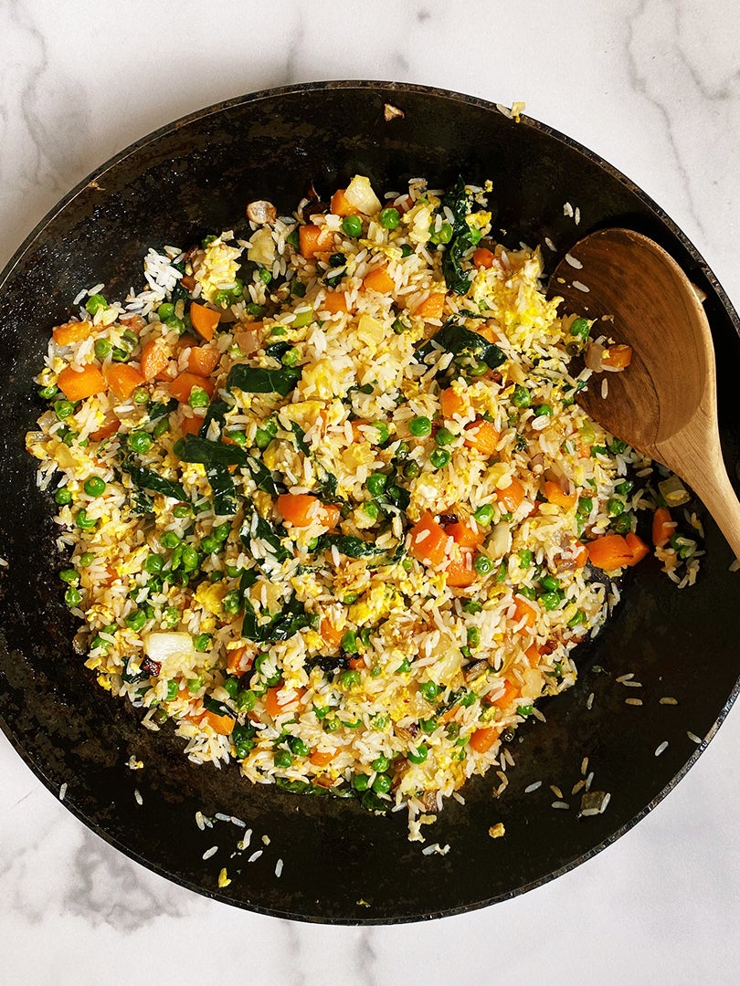 fried rice with vegetables