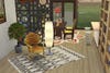 Corner with chair and lamp in The Sims
