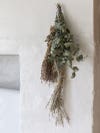 Hanging dried herbs