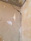 crack in tan wall