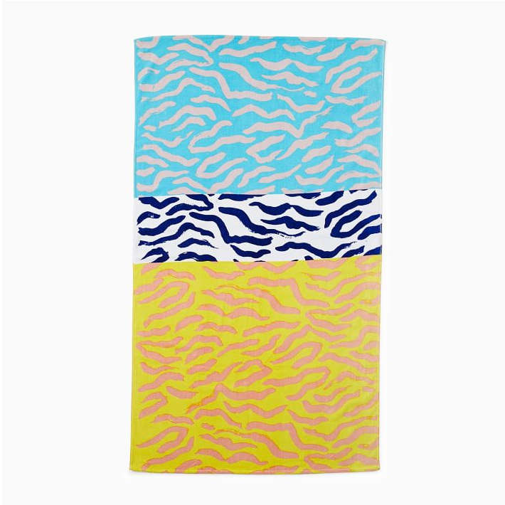 Multicolored towel