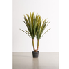 Potted Tropical Yucca Faux Plant