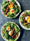 soft boiled egg kale salad