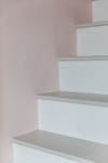 pink staircase wall