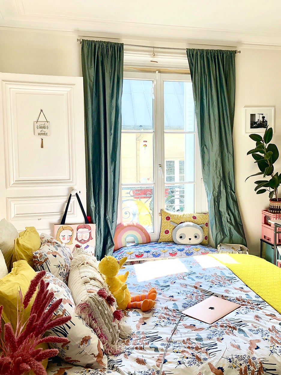 Colorful French apartment