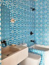 blue moroccan tile bathroom