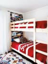 red bunkbeds