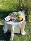 Picnic spread on table