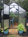 greenhouse with door