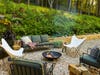 Connecticut Backyard With Firepit