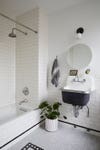 Simple white bathroom