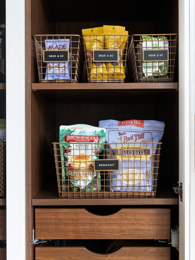 snacks in a pantry