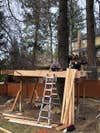 treehouse being built
