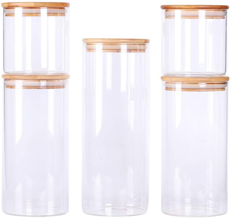 Clear jars