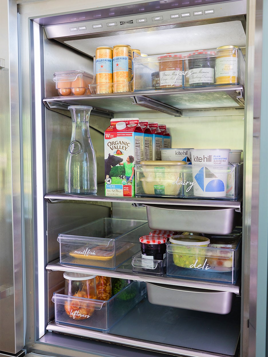 Organized fridge